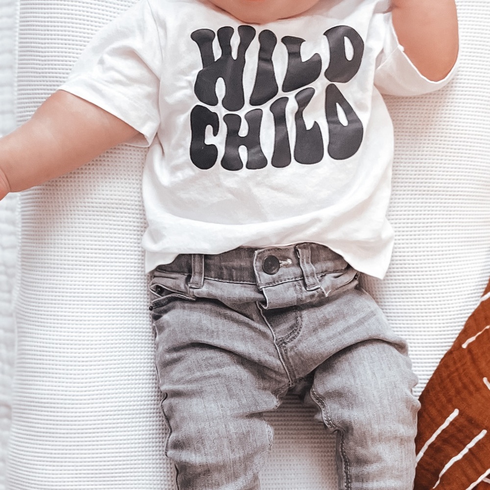 Wild Child Graphic Tee - White